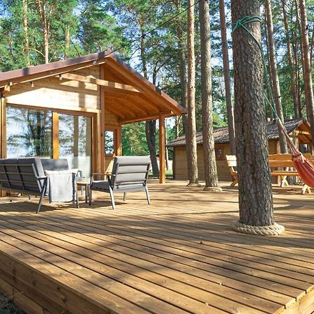 Sloneczny Domek Borsk Nr 2 I 15 - Nad Samym Jeziorem W Pierwszej Linii Eksteriør bilde