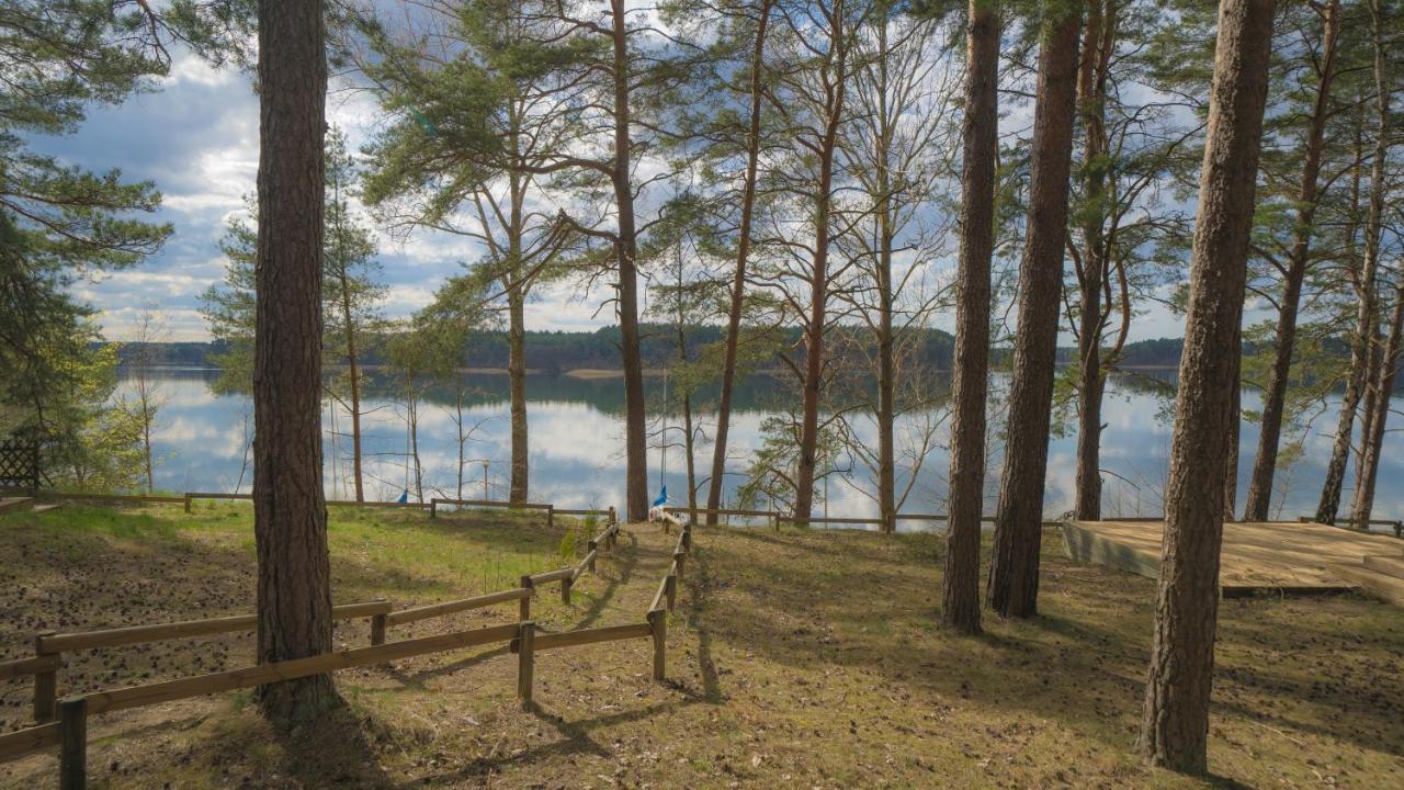 Sloneczny Domek Borsk Nr 2 I 15 - Nad Samym Jeziorem W Pierwszej Linii Eksteriør bilde