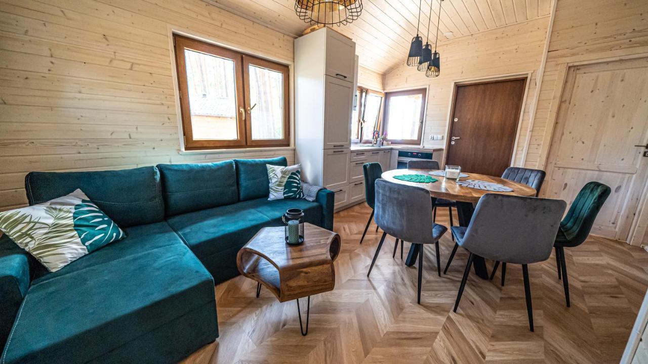 Sloneczny Domek Borsk Nr 2 I 15 - Nad Samym Jeziorem W Pierwszej Linii Eksteriør bilde